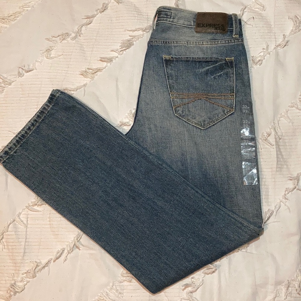 Men’s Blue Express Straight Leg Jeans 32x32